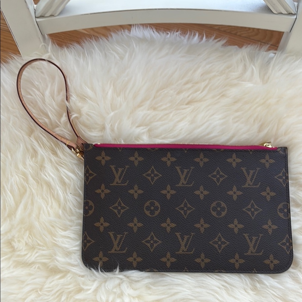 Louis Vuitton Brown Monogram Wristlet